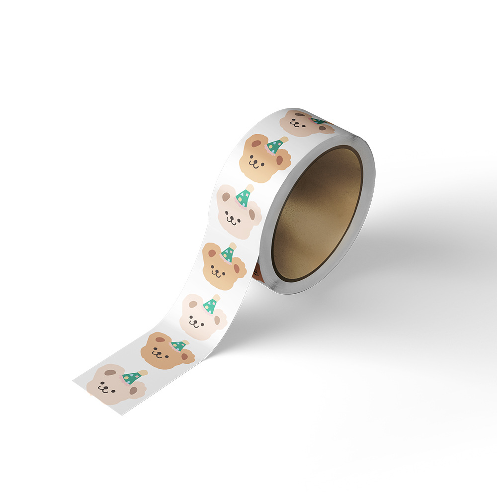 500 個のかわいいクマのステッカーセット韓国 INS 粘着 - Label Printer Tape のレビューと価格