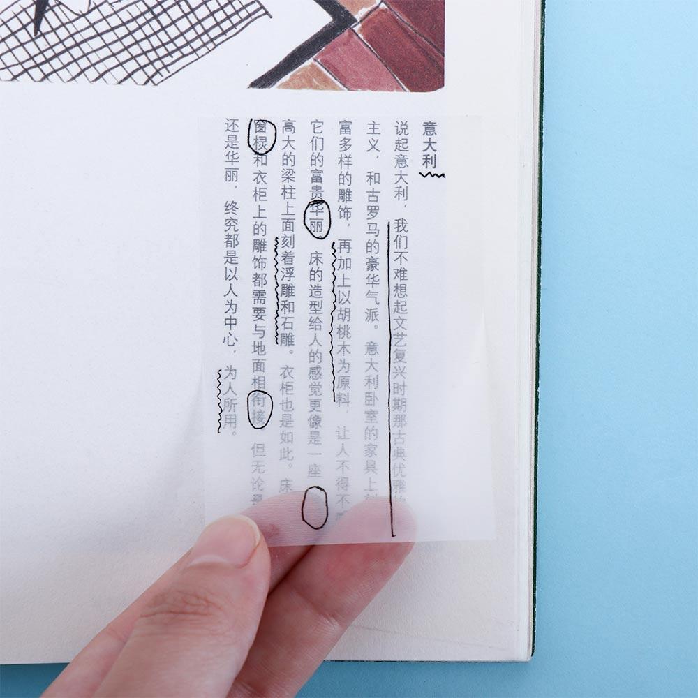 オフィス・学校用品 文房具 ステッカー 自己粘着性 透明付箋 - Office Stationery Supply List のレビューと価格