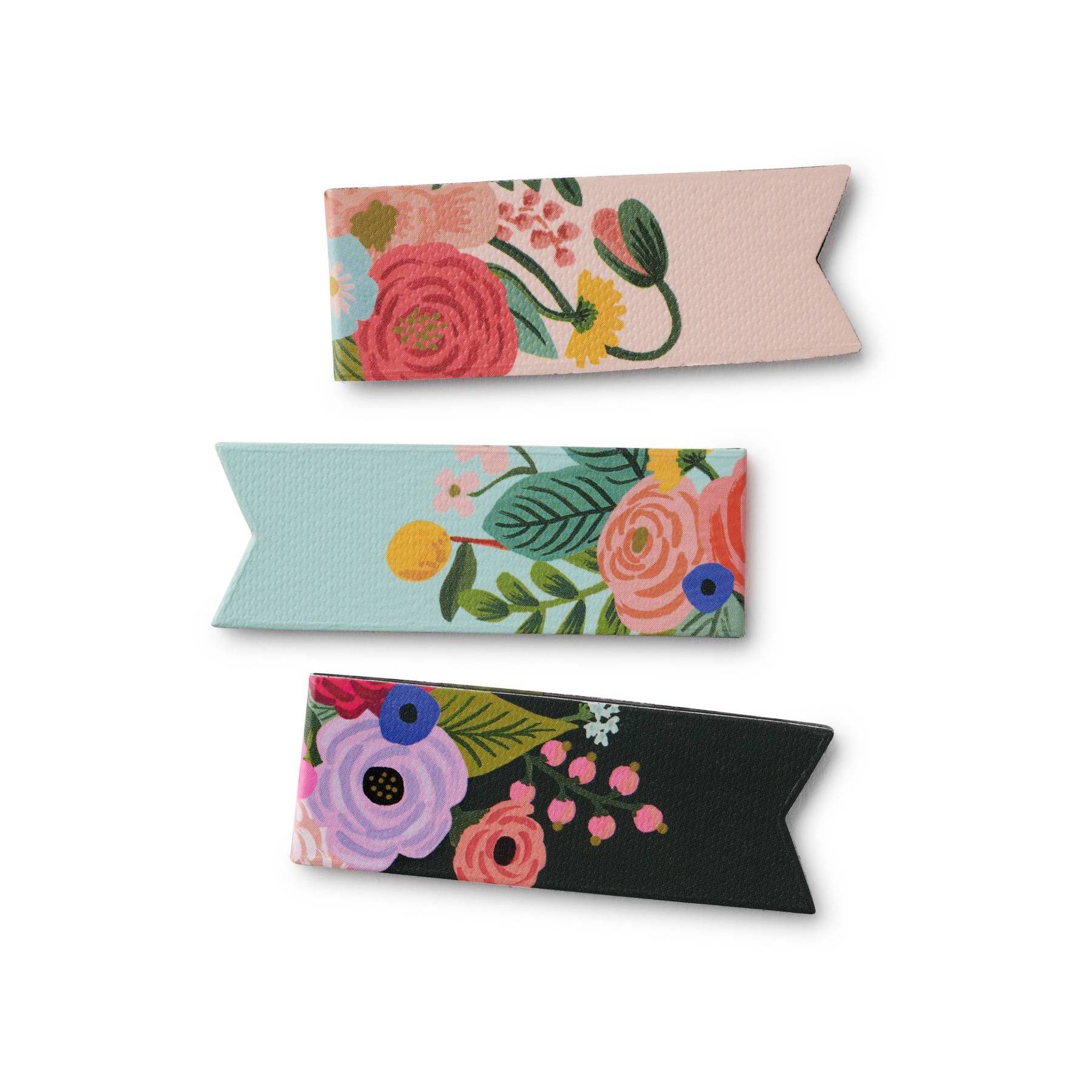 ガーデンパーティー花柄マグネットブックマークセット、多色紙製 - Paperclip Magnetic Set のレビューと価格