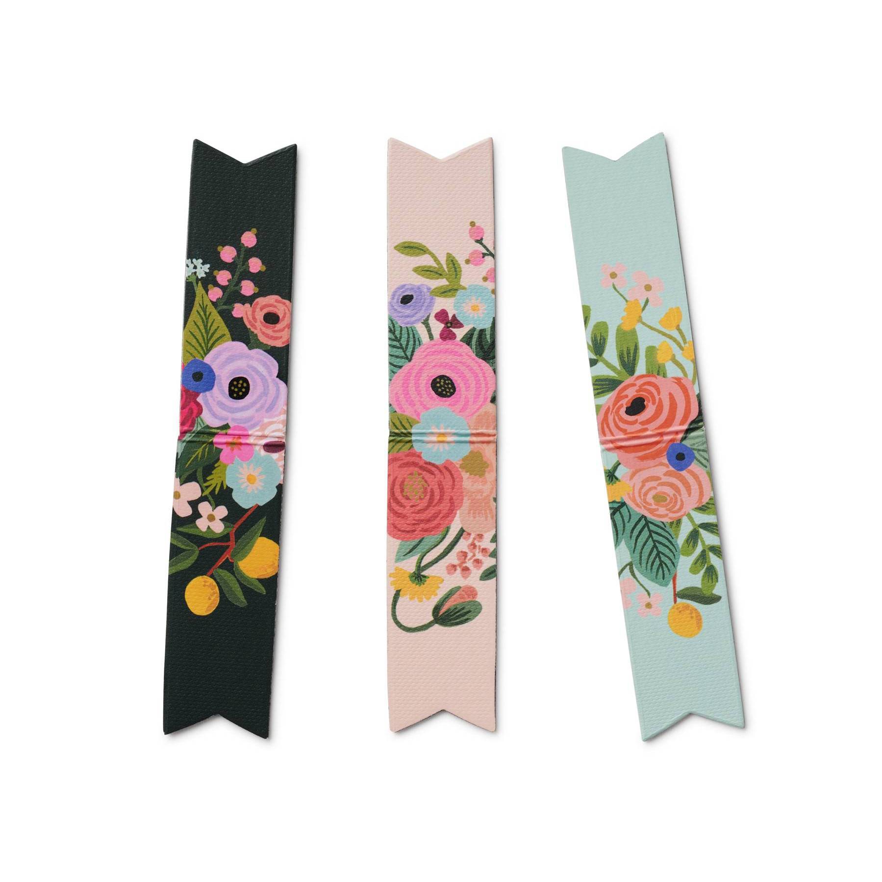 ガーデンパーティー花柄マグネットブックマークセット、多色紙製 - Paperclip Magnetic Set のレビューと価格