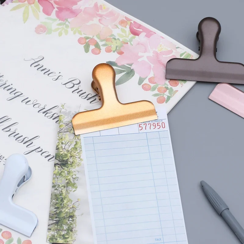1PC 多機能ヴィンテージバインダークリップ耐久性のある金属 - Is Stationery Office Supply のレビューと価格