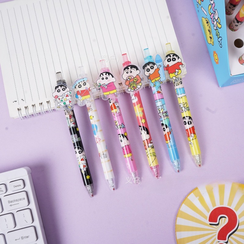 48 ピース/箱クレヨンしんちゃんポイントペン漫画インクゲル - Is Stationery Office Supply のレビューと価格