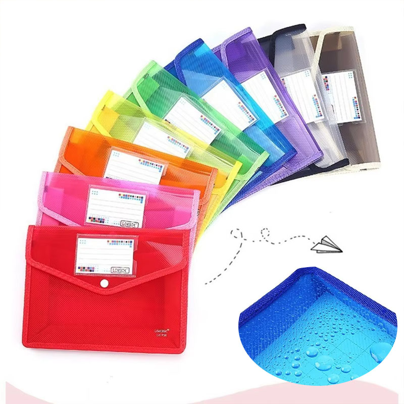 1-10 個防水 A4 A5 スナップボタンファイルフォルダ - Is Stationery Office Supply のレビューと価格