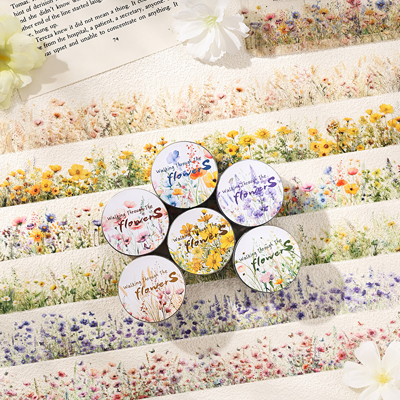 30 ミリメートル * 2 メートルクリエイティブ植物と花テ - Label Printer Tape のレビューと価格