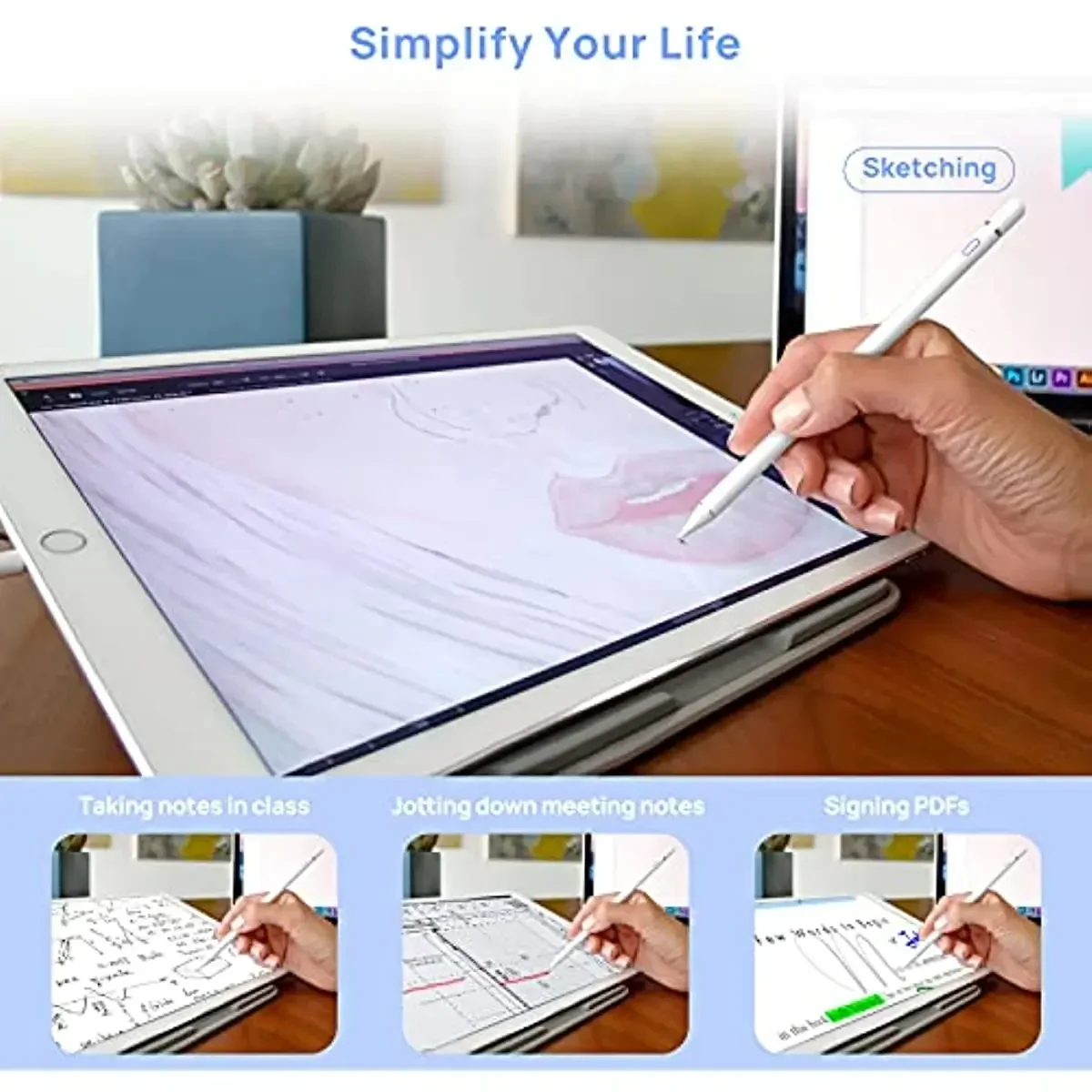 Apple Pencilスタイラスペン用スタイラスペン、iP - Sticky Note Cube のレビューと価格