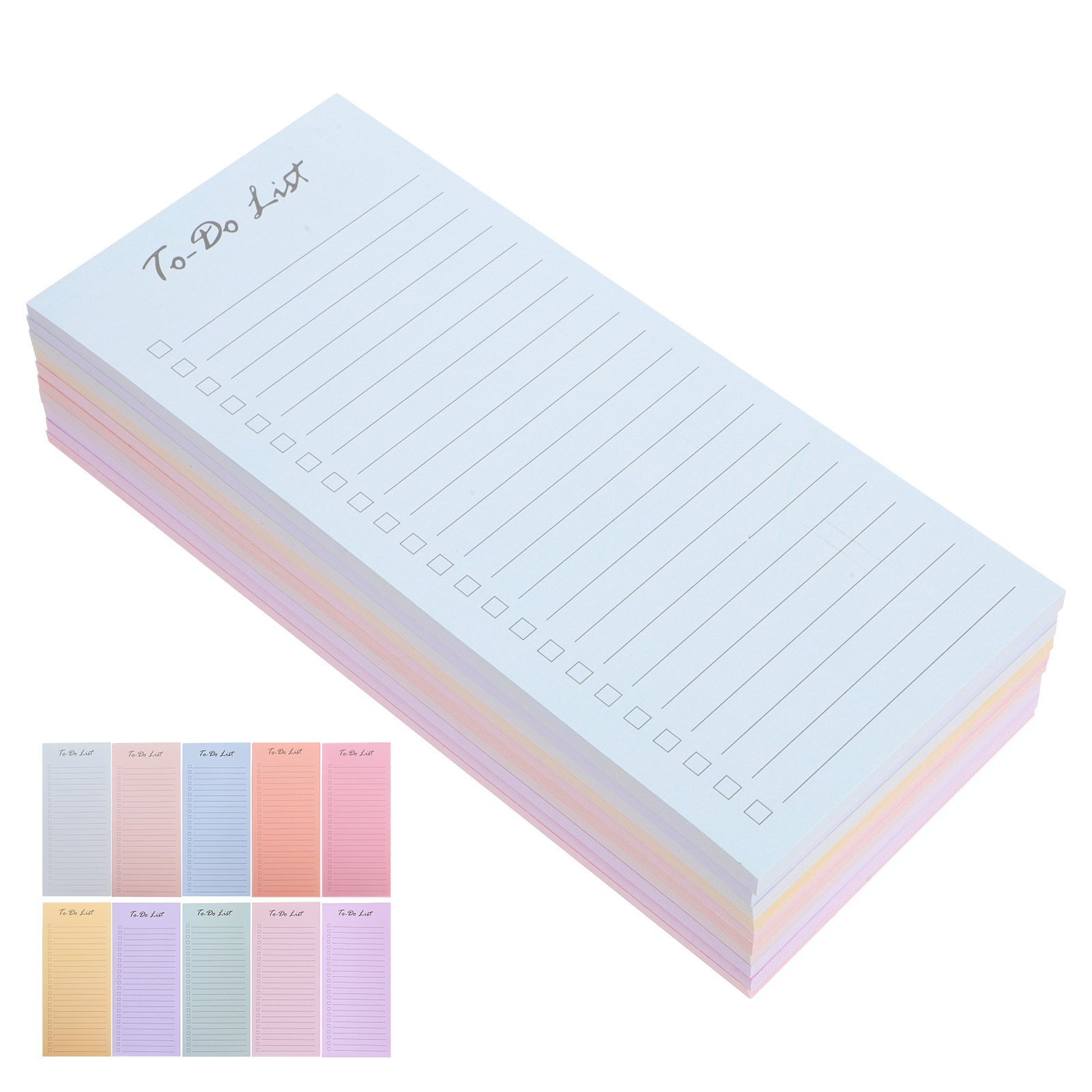 10枚入り 粘着式ToDoリストメモ帳 ルールドデイリープラ - Office Stationery Supply List のレビューと価格